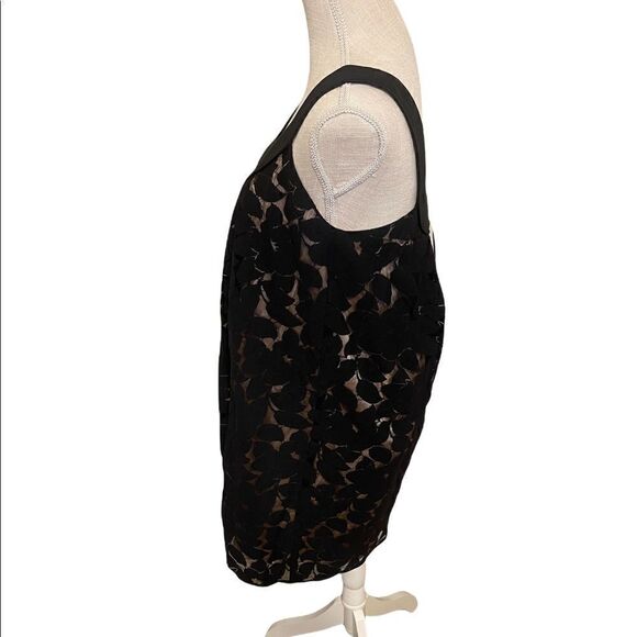 Cynthia Steffe Black Lace Sleeveless Mini Dress - Picture 3 of 7
